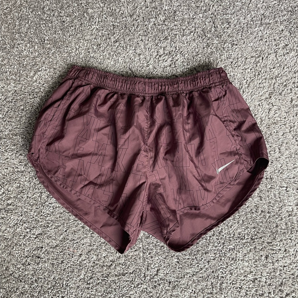 Maroon NIKE Athletic Shorts
